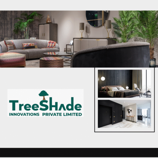 Black White Minimalist Interior Design instagram Post