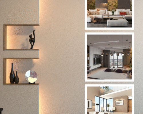 Modern Aesthetic Interior Home Photo Collage Instagram Post